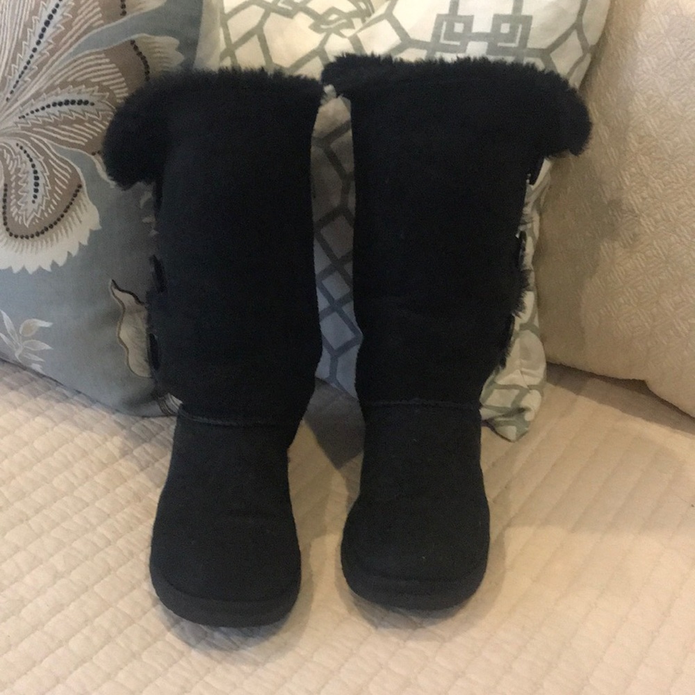 UGG boots, Tall, Bailey Button triplet boot, Black